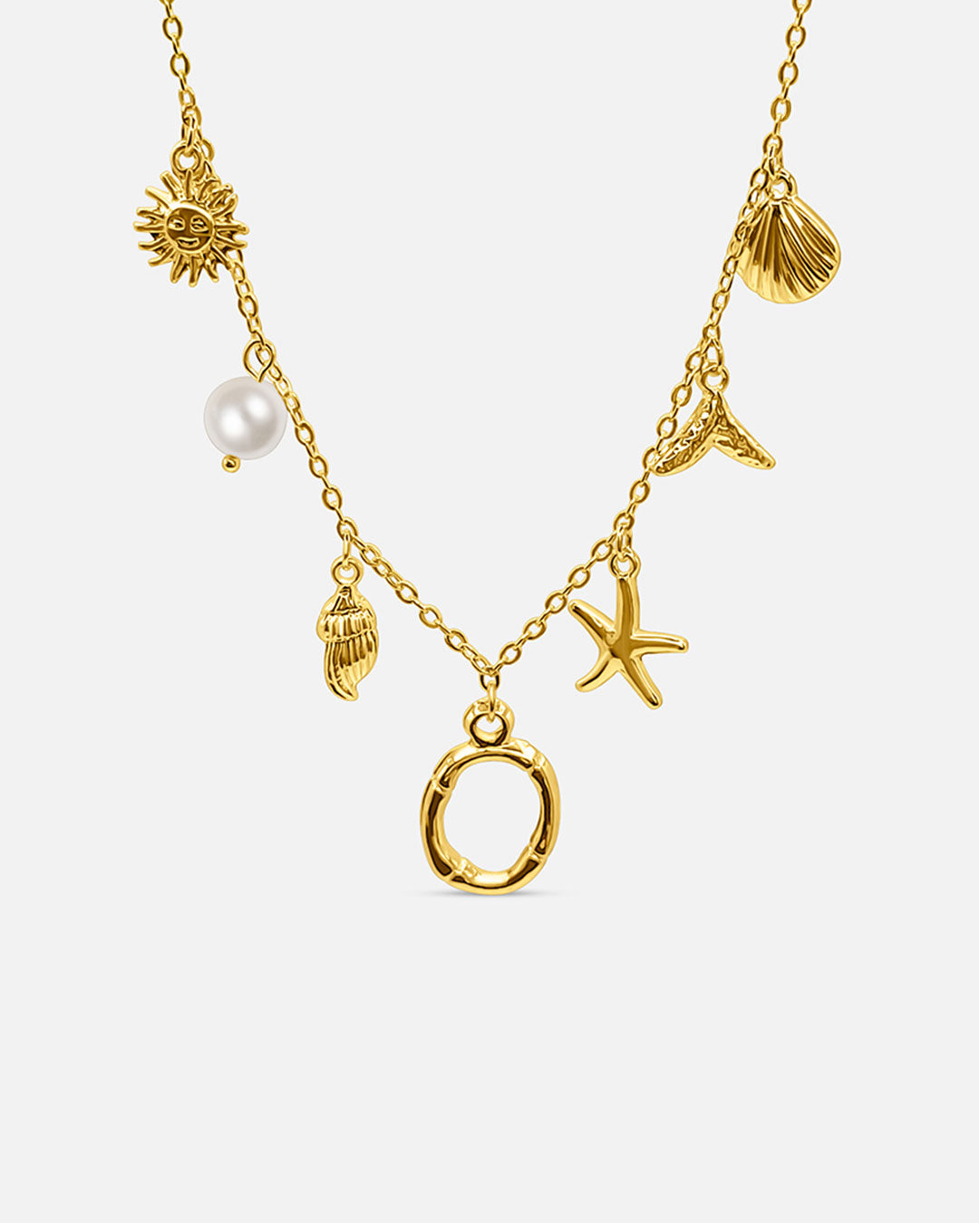 Summer Initial Necklace