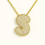 Collier initiales dorées