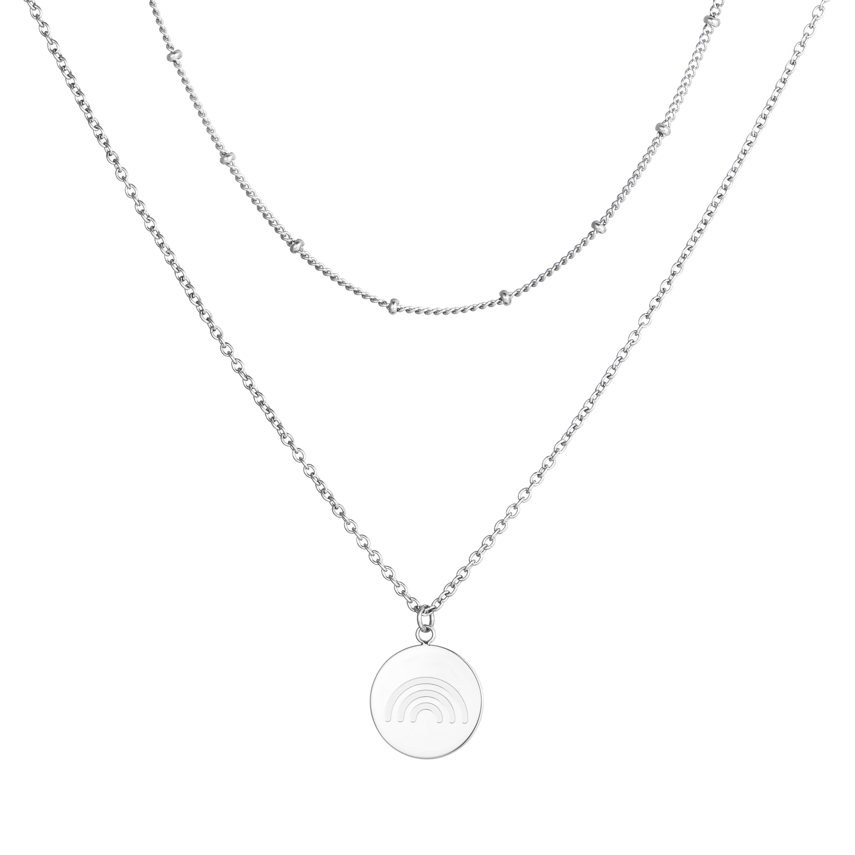 Rainbow Charm Necklace