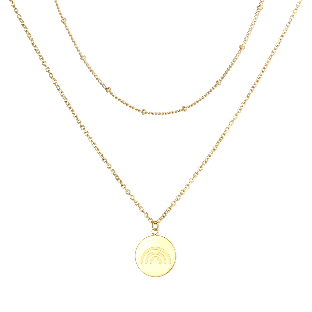 Rainbow Charm Necklace