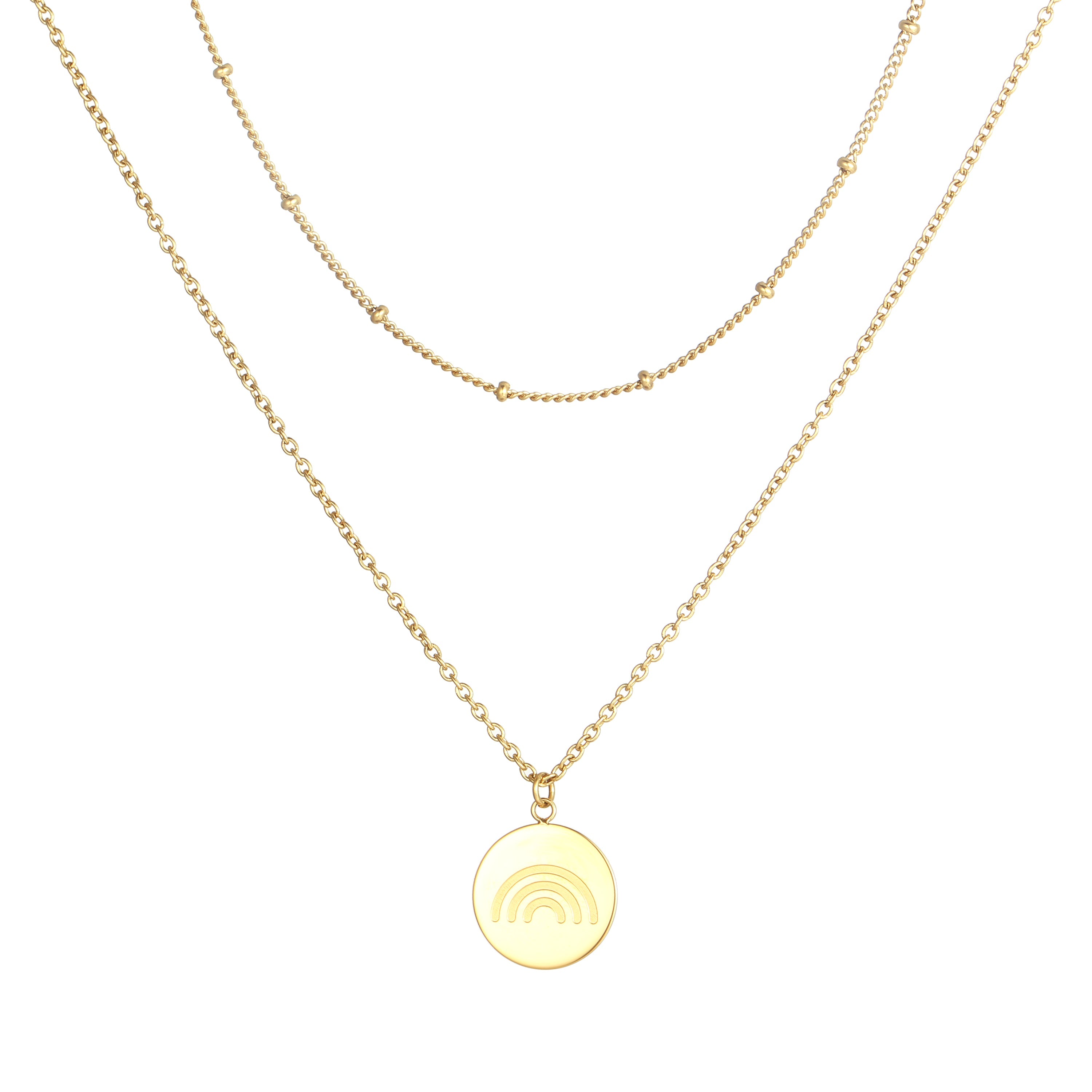 Rainbow Charm Necklace