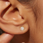 April Square Studs