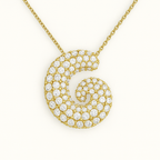 Collier initiales dorées