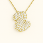 Collier initiales dorées