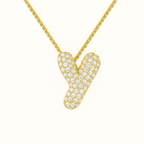 Collier initiales dorées
