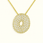Collier initiales dorées