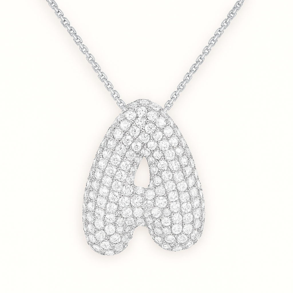 Collier initiales dorées