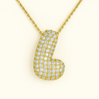 Collier initiales dorées