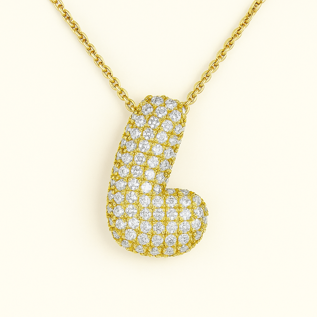 Golden Initial Necklace