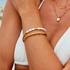 Golden Bamboo Bangle
