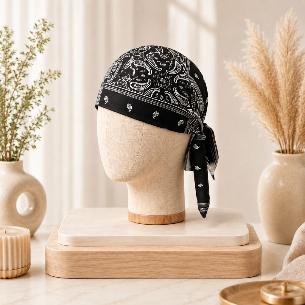 The Paisley Tie-Back Bandana