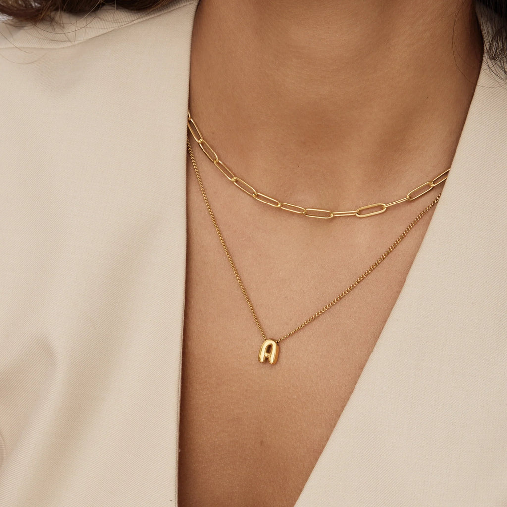 Collier pendentif bulle initiale