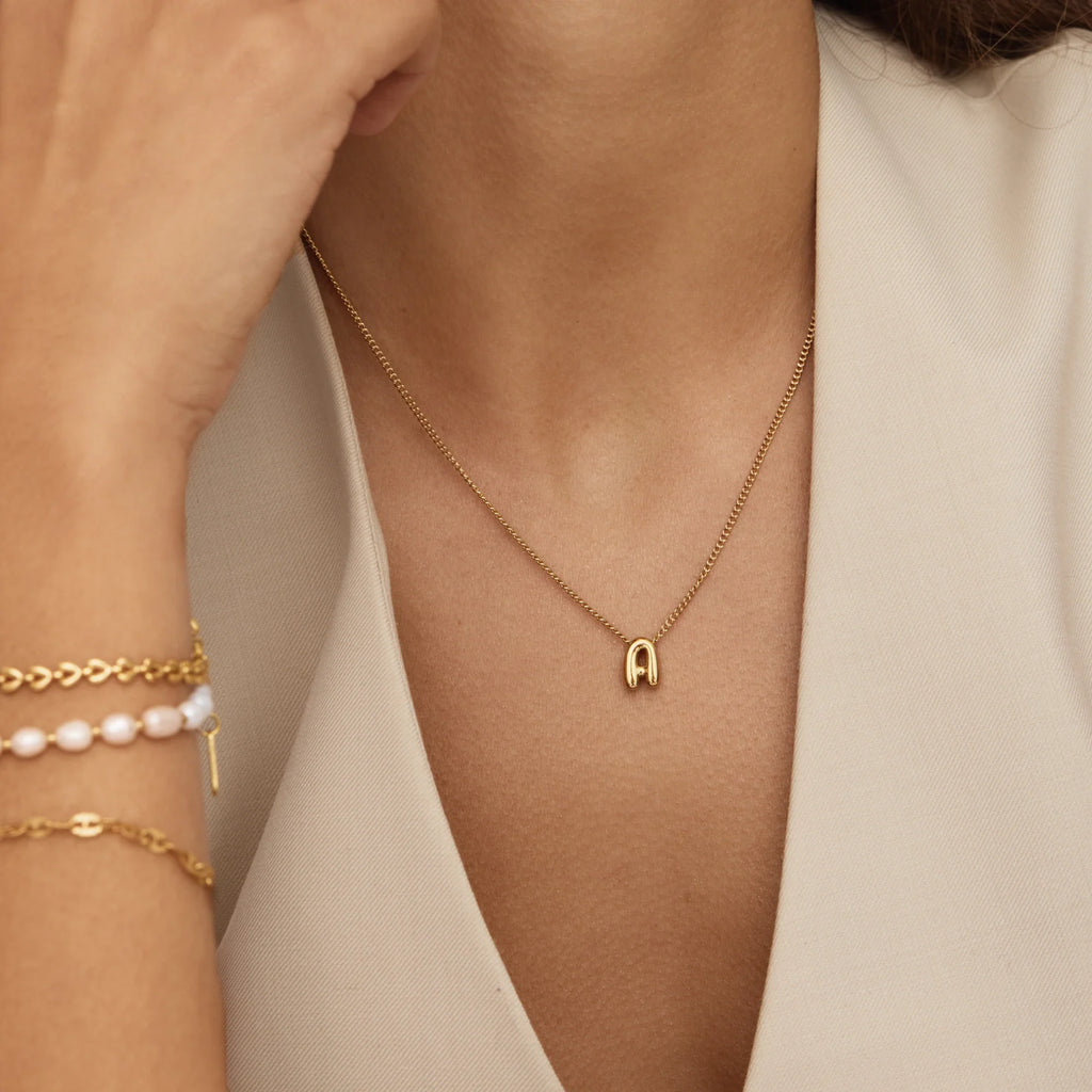 Collier pendentif bulle initiale