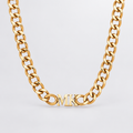 Collier Ras du Cou Initiales