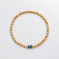 Bracelet pierre de naissance perlé or
