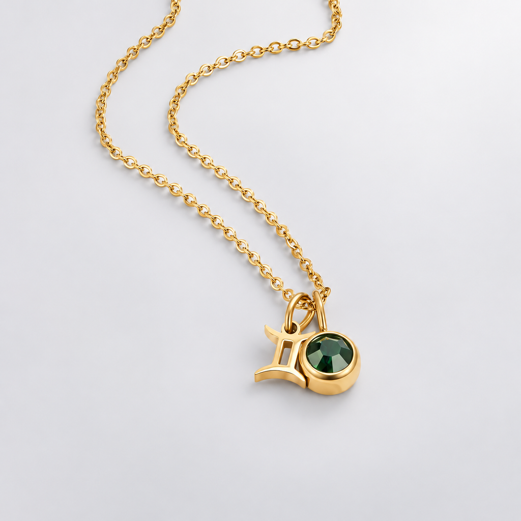 Le collier de pierre de naissance zodiaque