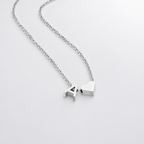 Collier Cœur & Initiale en Argent