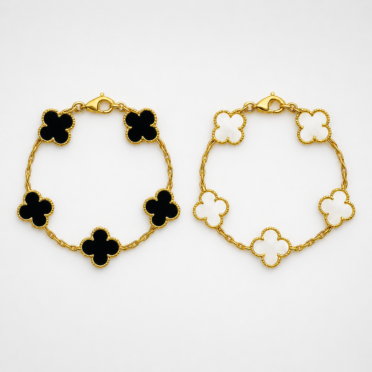 Ensemble noir et blanc Clover