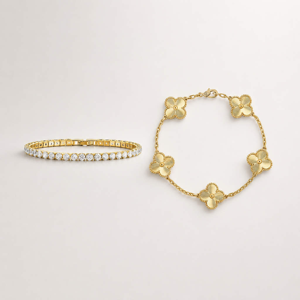 Monaco Tennis & Clover Set