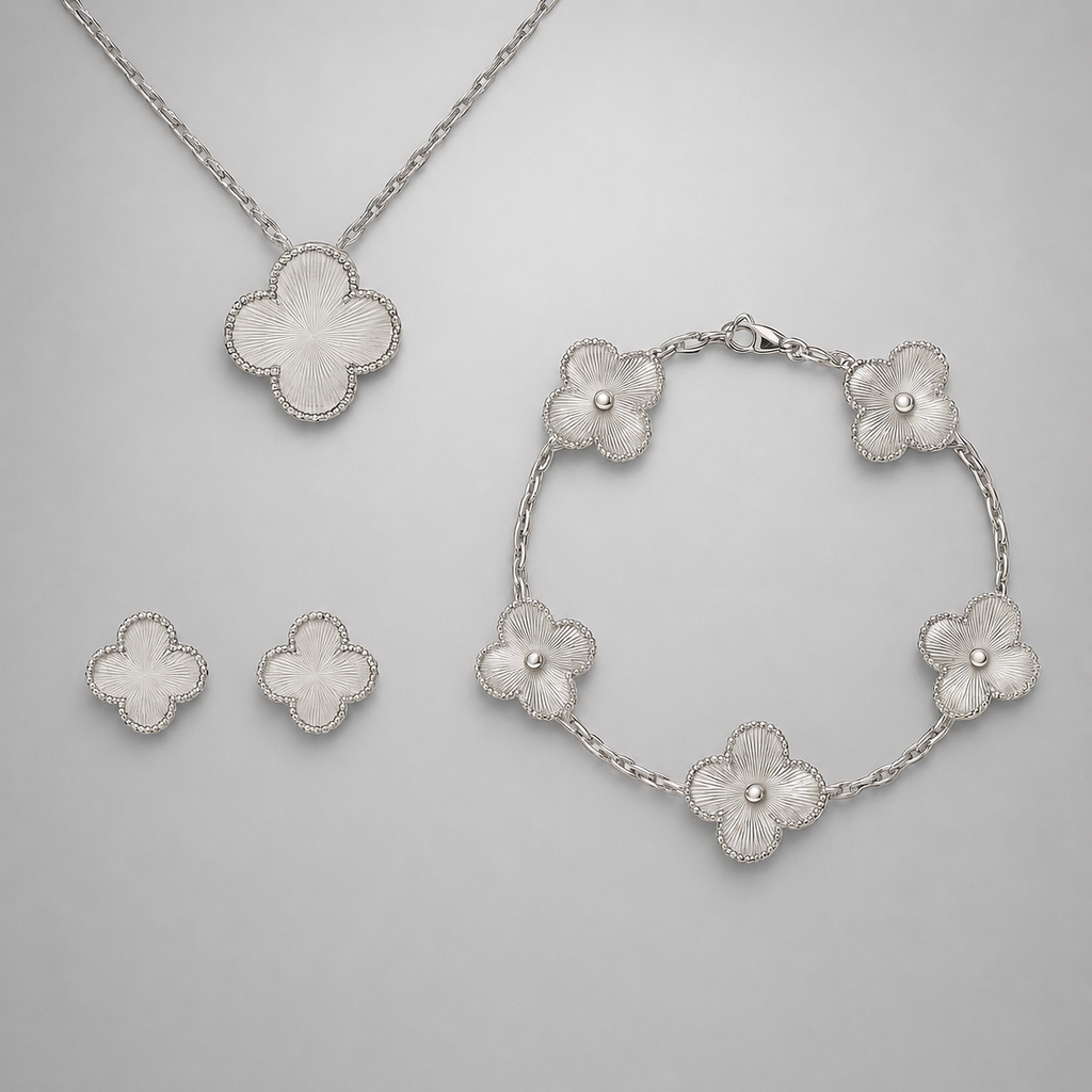 Parure Trèfle Argent