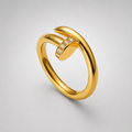 Nail Crystal Ring