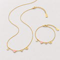 Collier avec initiale, pierre de naissance et signe du zodiaque