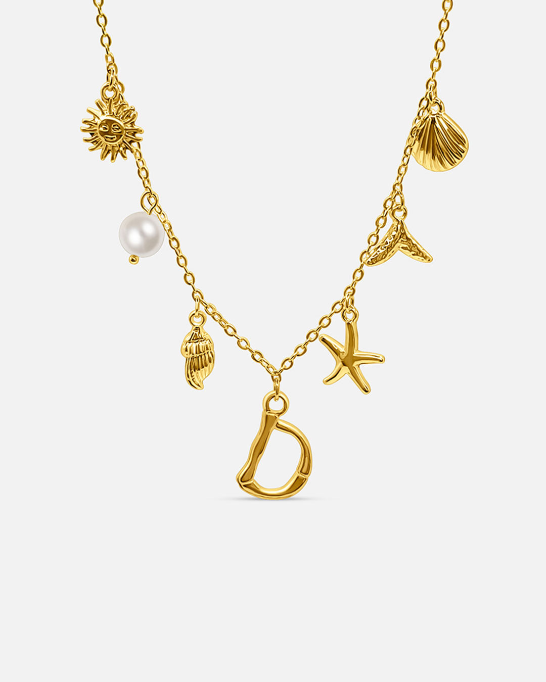Summer Initial Necklace