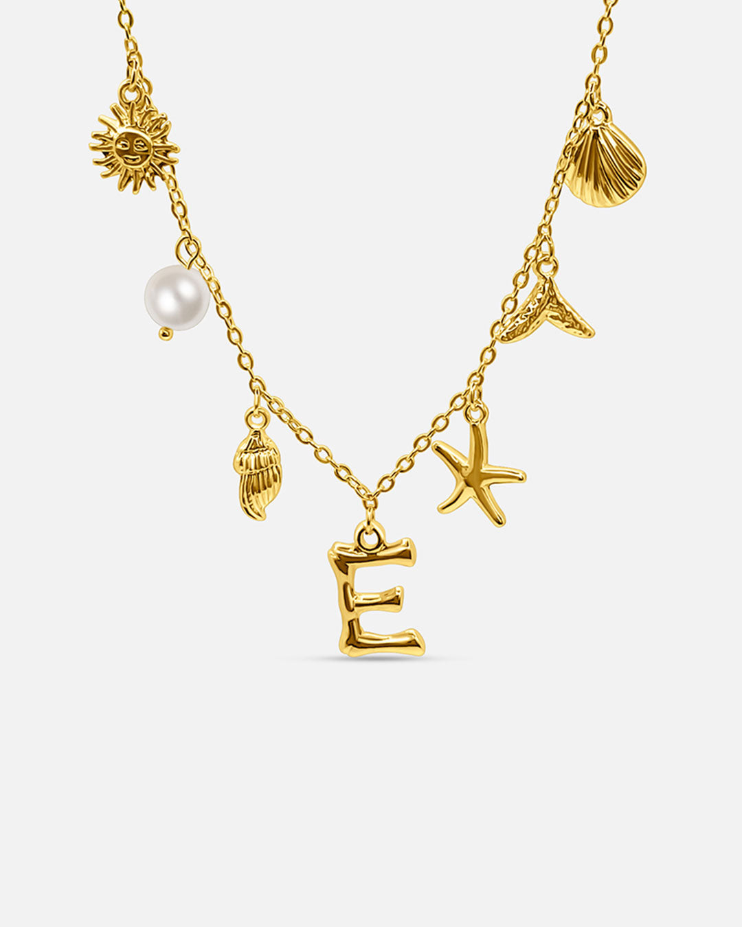Summer Initial Necklace