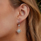 Silver Night Earrings