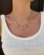 Summer Initial Necklace