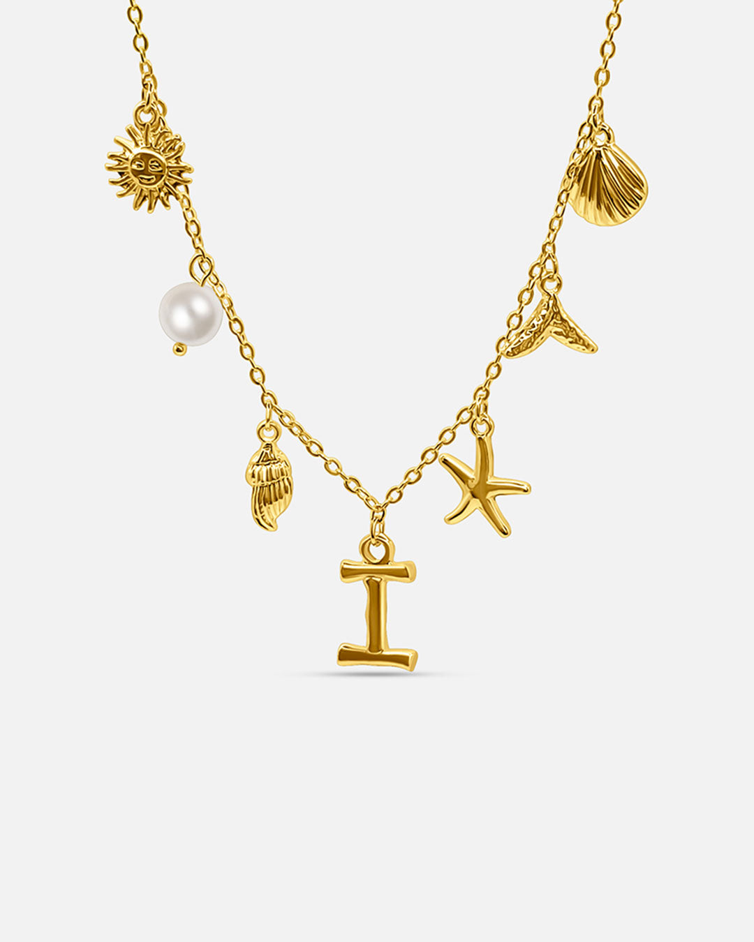 Summer Initial Necklace