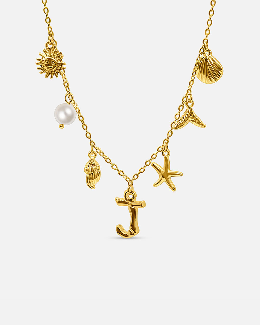 Summer Initial Necklace