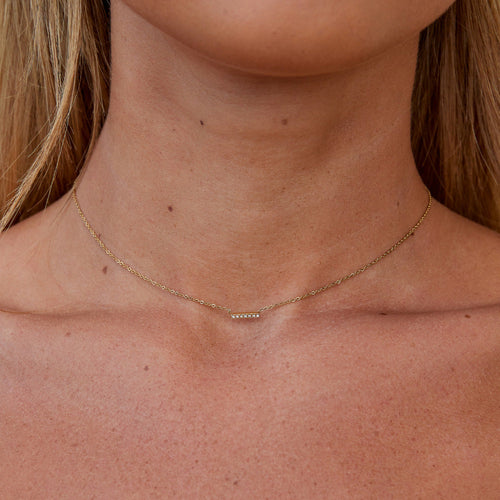 Bar Pendant Necklace