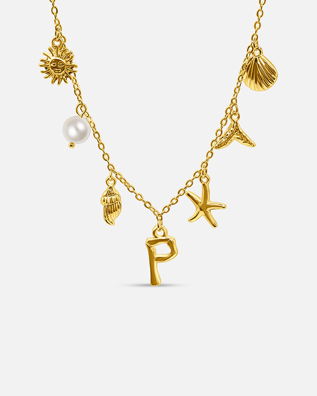 Summer Initial Necklace