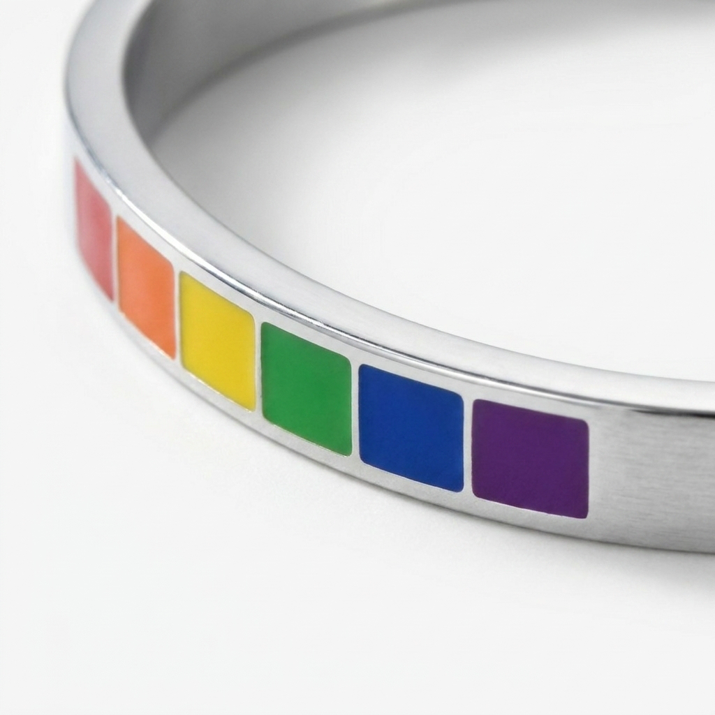 Rainbow Cuff Bracelet