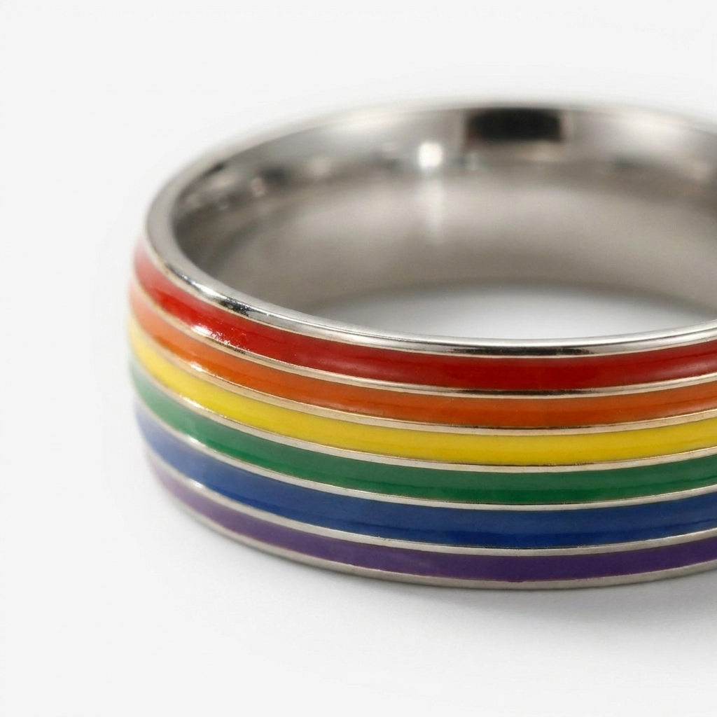 Titanium Rainbow Ring