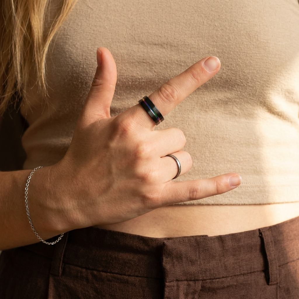 Courage Tungsten Ring