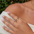 Isabelle Gold Wrap Ring