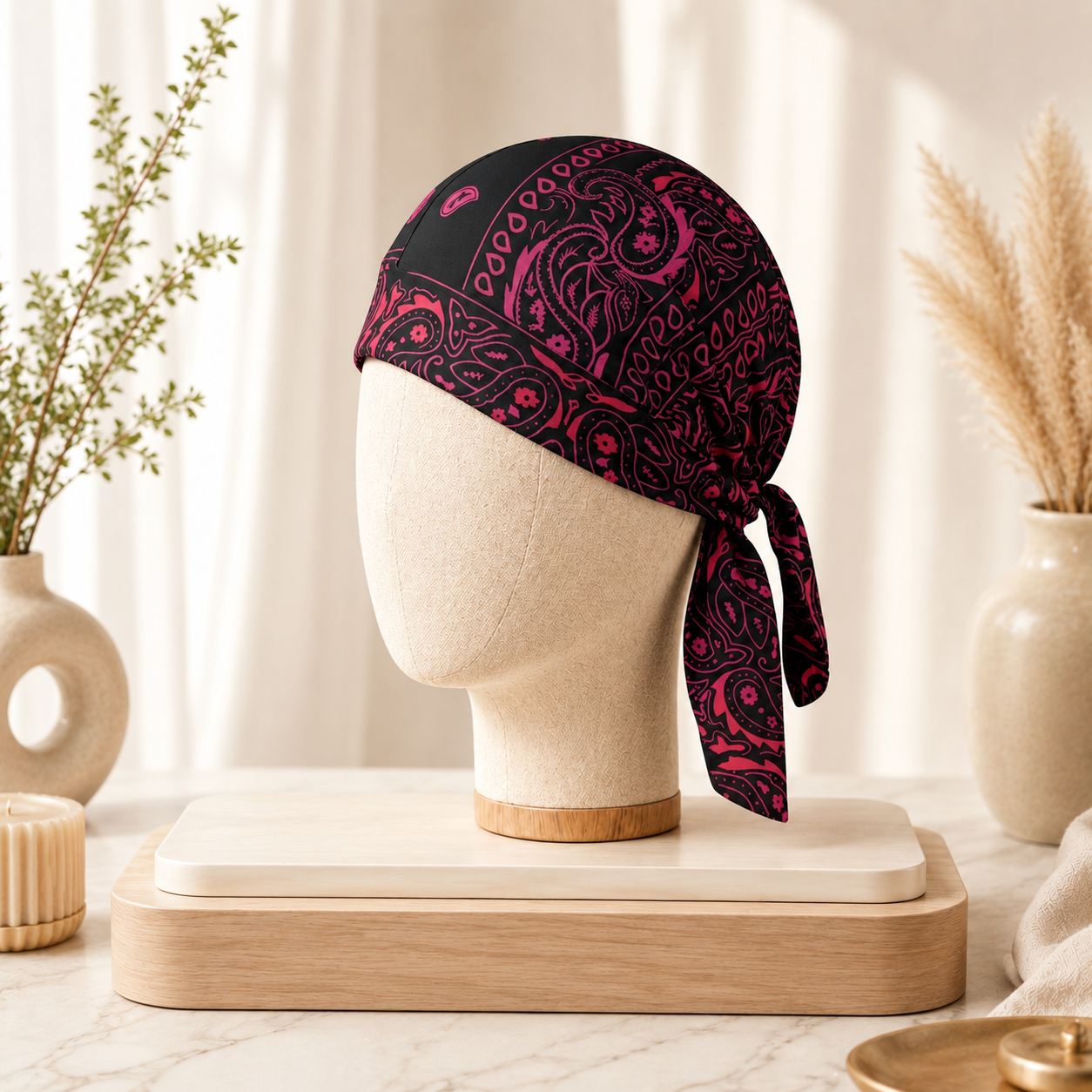 The Paisley Tie-Back Bandana