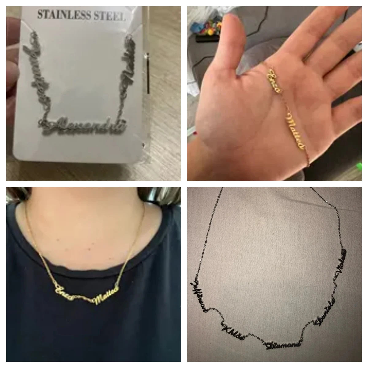 Collier Heritage à plusieurs prénoms