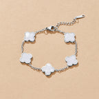 The Silver Clover Bracelet