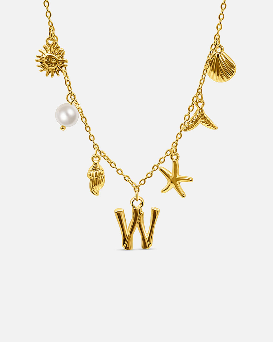 Summer Initial Necklace