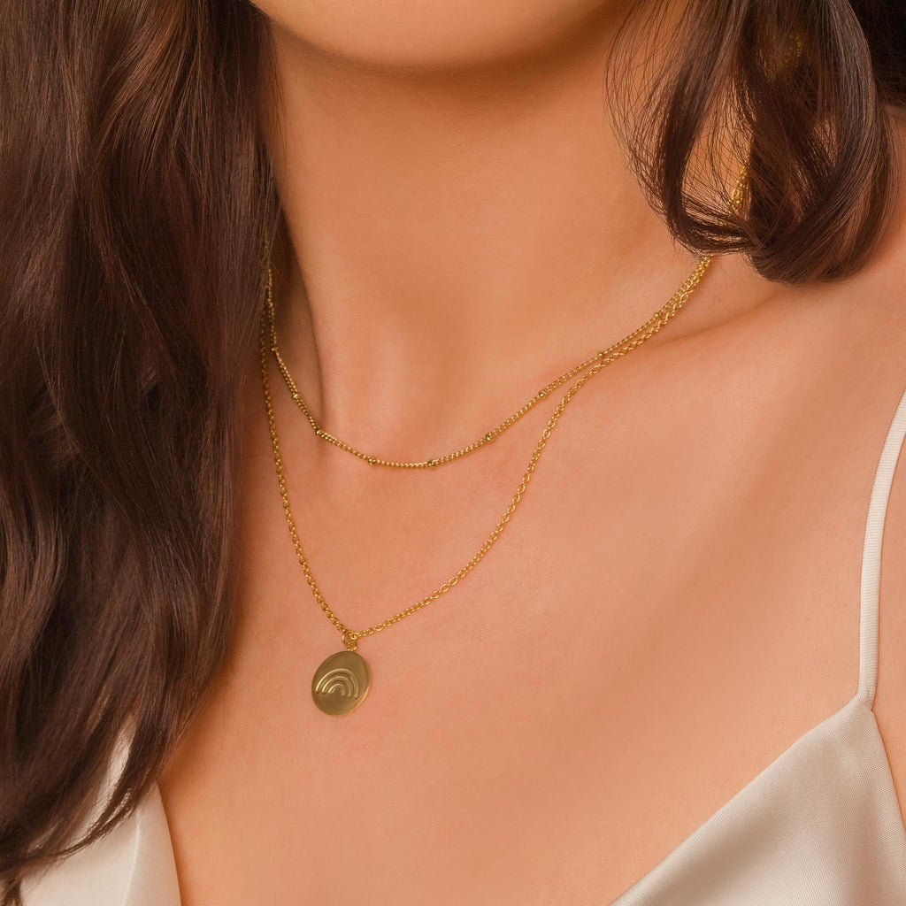 Rainbow Charm Necklace