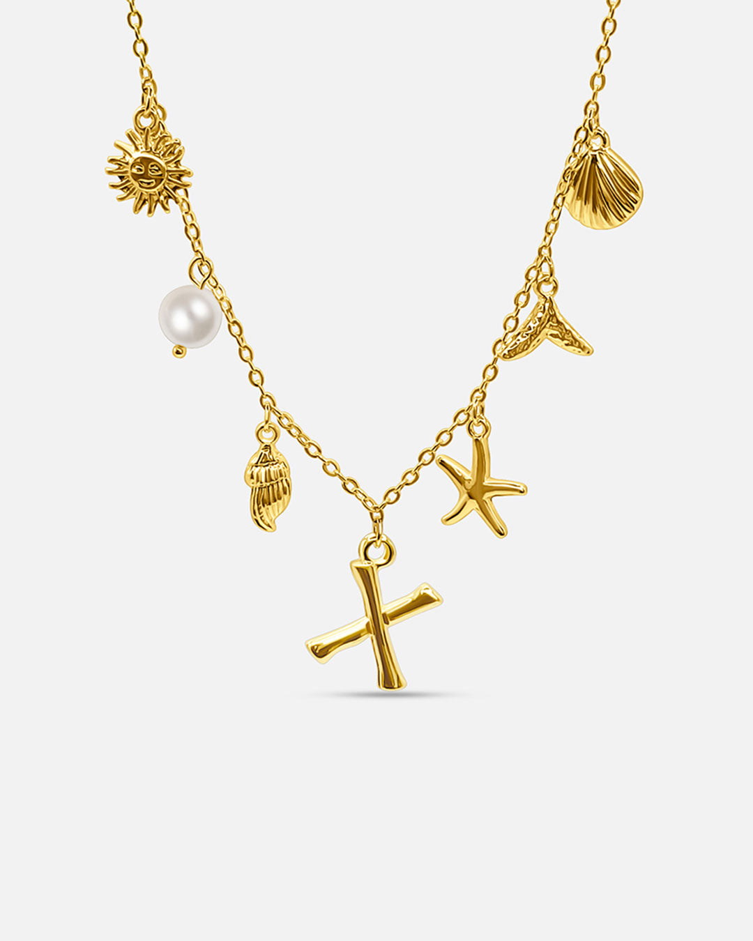 Summer Initial Necklace
