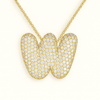 Collier initiales dorées