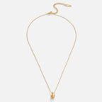 Amara Golden Teardrop Necklace