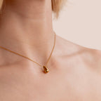 Amara Golden Teardrop Necklace