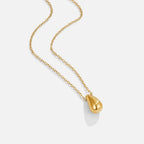 Amara Golden Teardrop Necklace