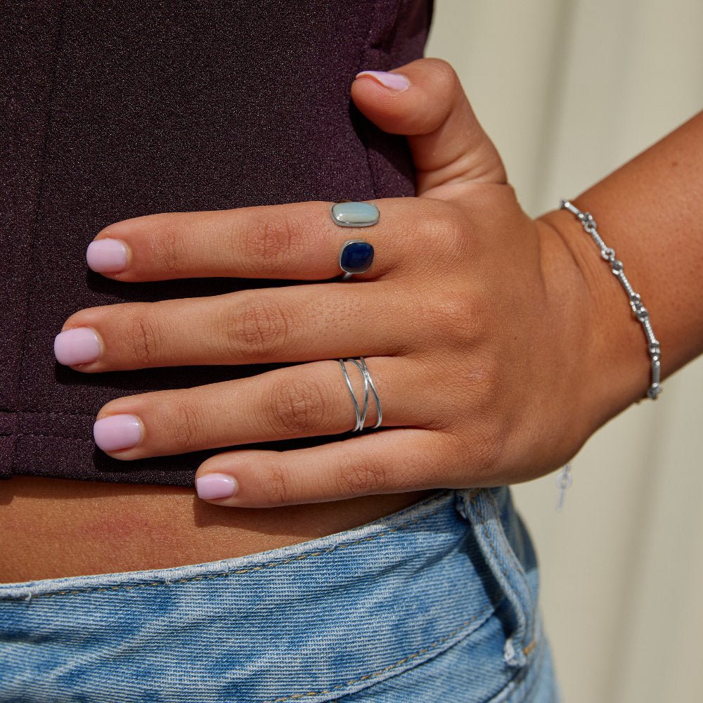 Confidence Wrap Silver Ring