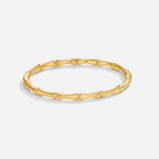 Golden Bamboo Bangle